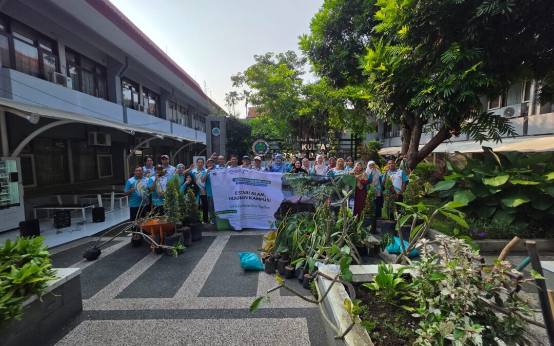 Lestari Alam, Hijaukan Kampus!: Semangat Civitas Akademika FEB dalam Menjaga Lingkungan
